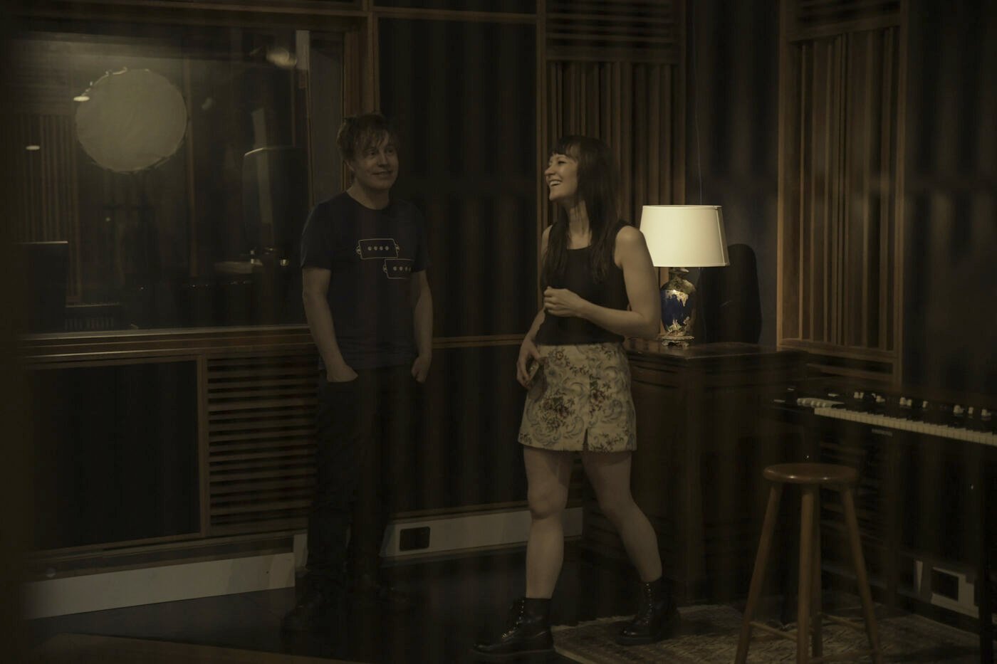 David and Jane Stanley in the live room