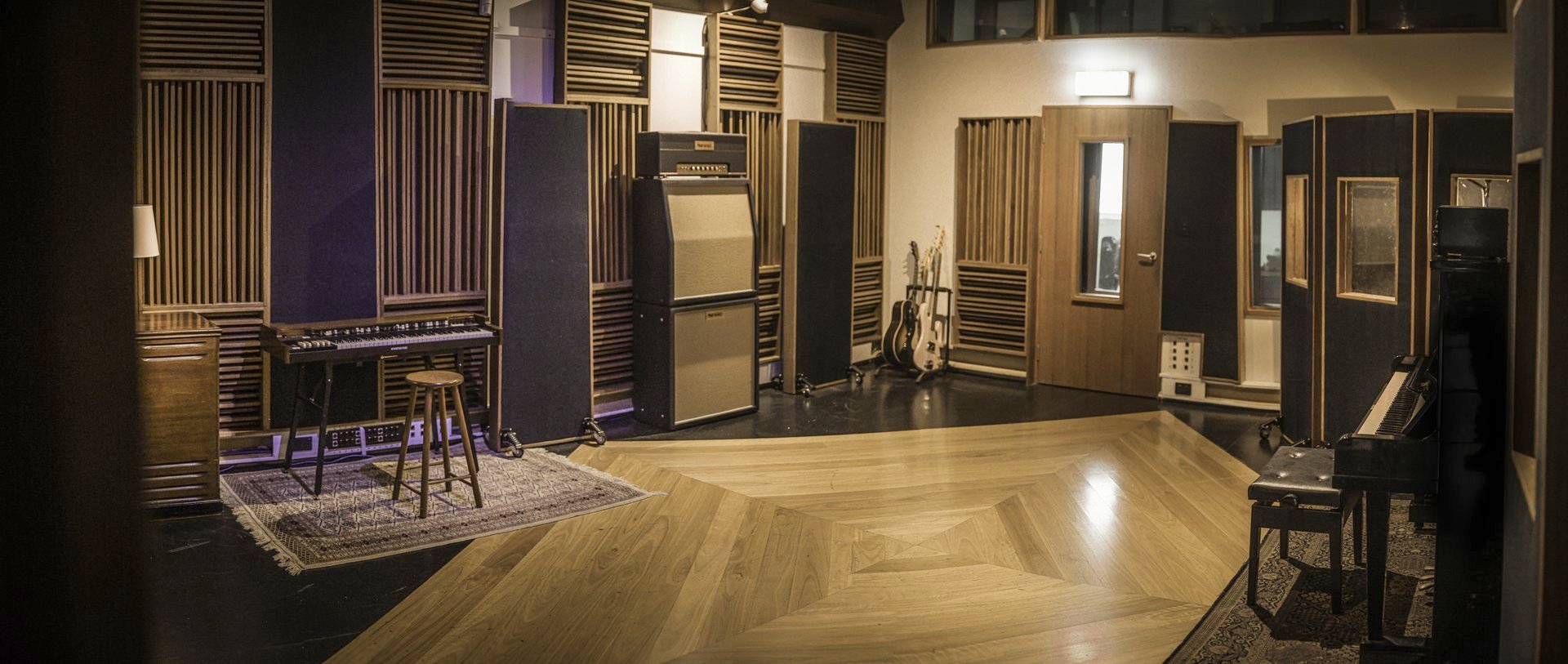The live room at South Creek Recording Studio